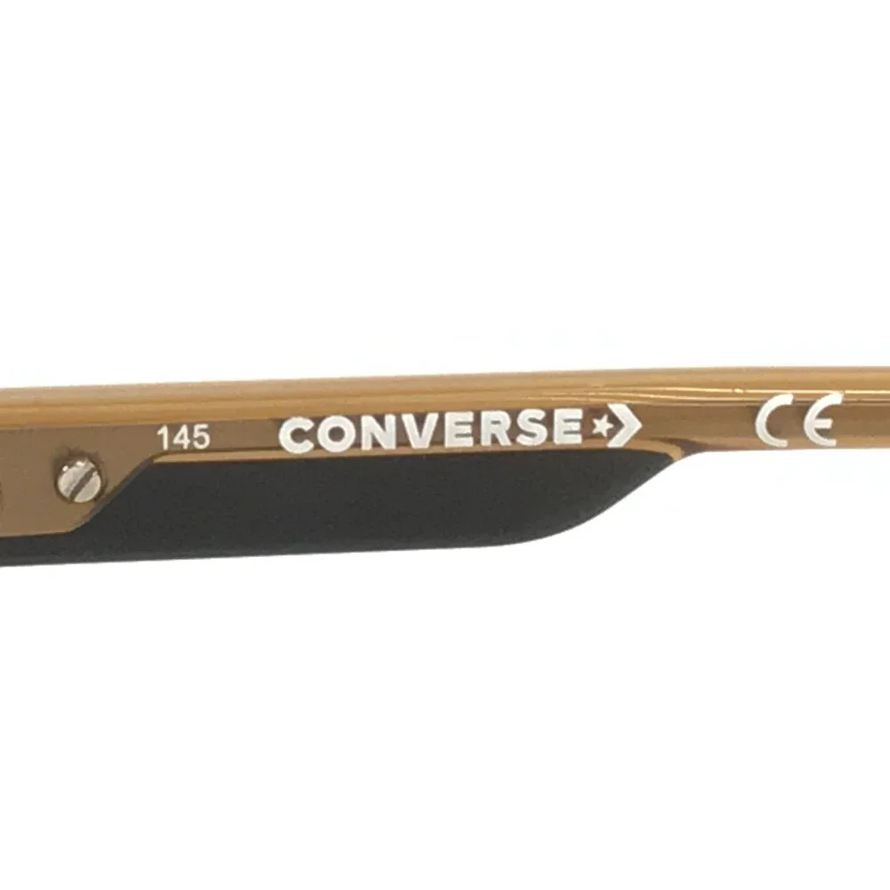 Converse Eyeglasses Frames CV5007 411 Shiny Blue Brown Round Full Rim 51-20-145